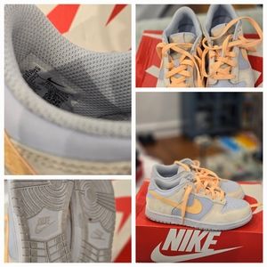 Nike Gray and Orange Sneakers